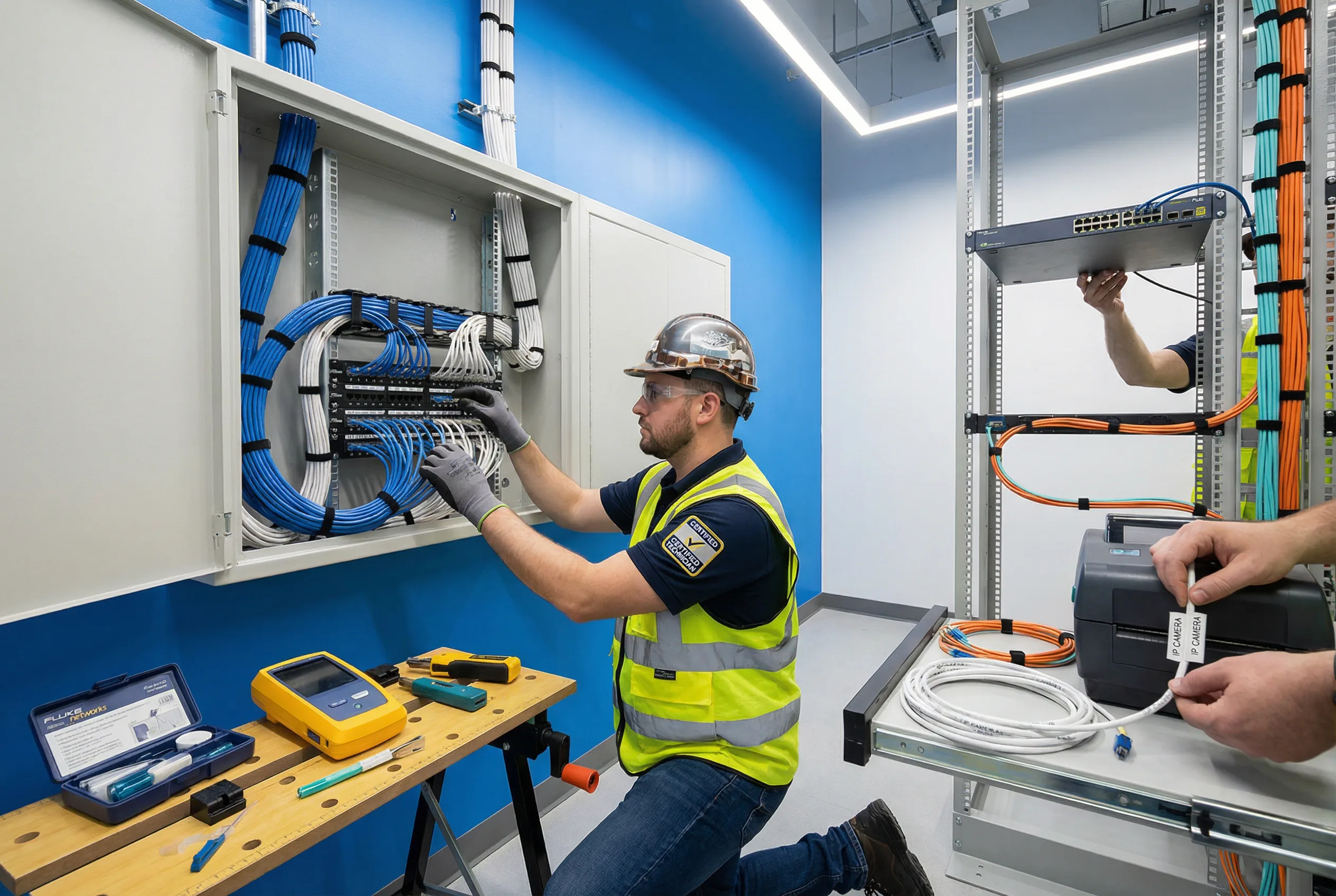 Professional IP Surveillance Cabling Installation
