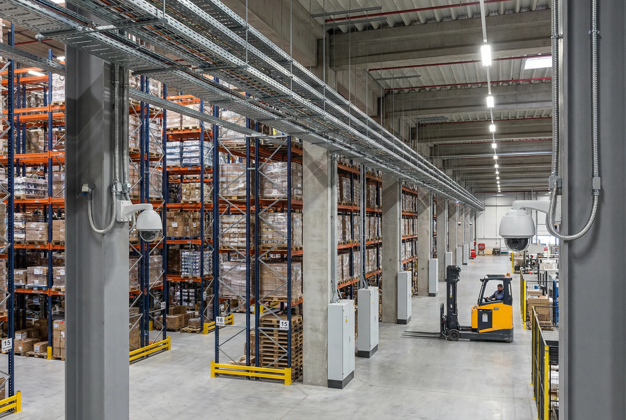 Warehouse High-Rack Surveillance