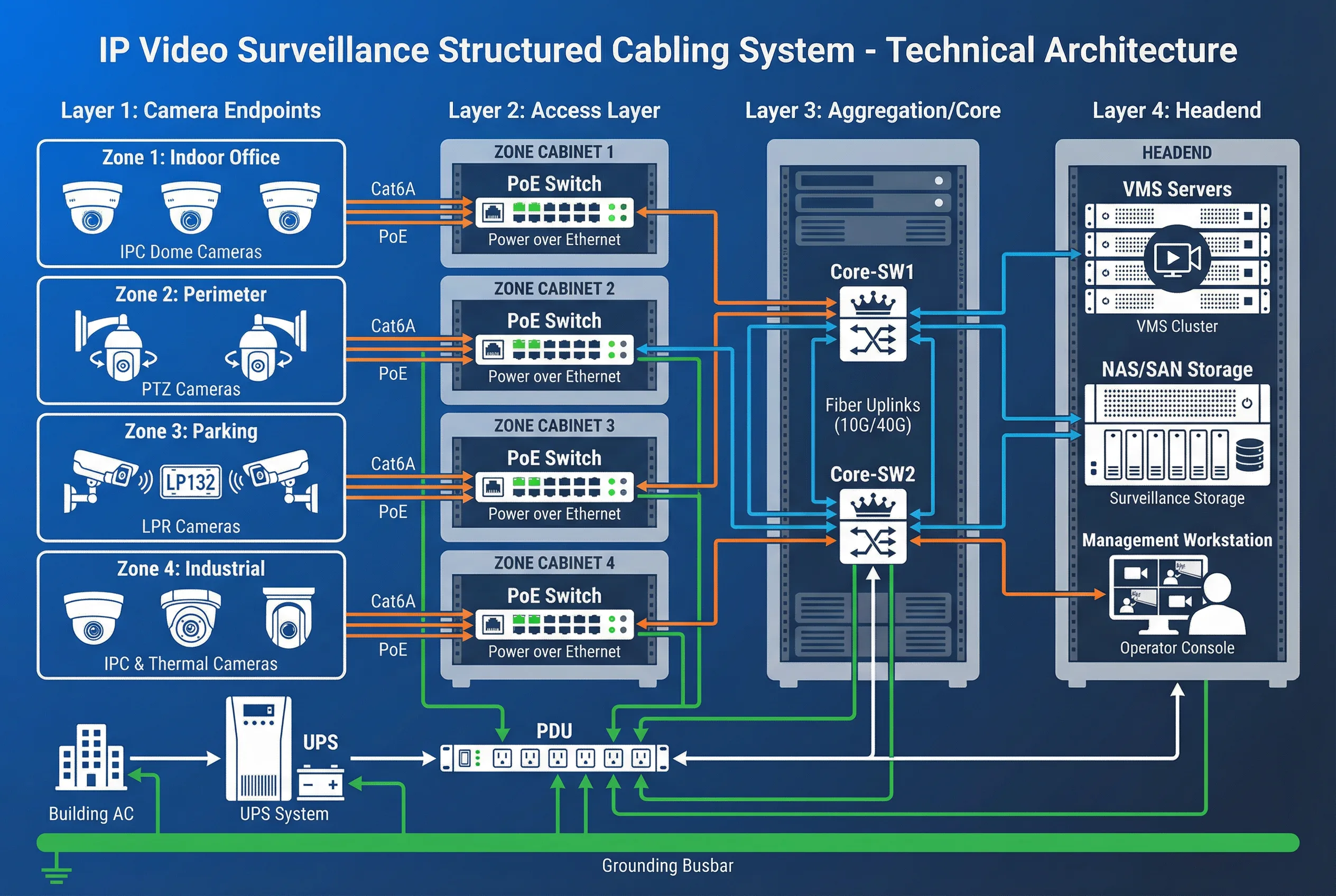Video Surveillance System Architecture Diagram